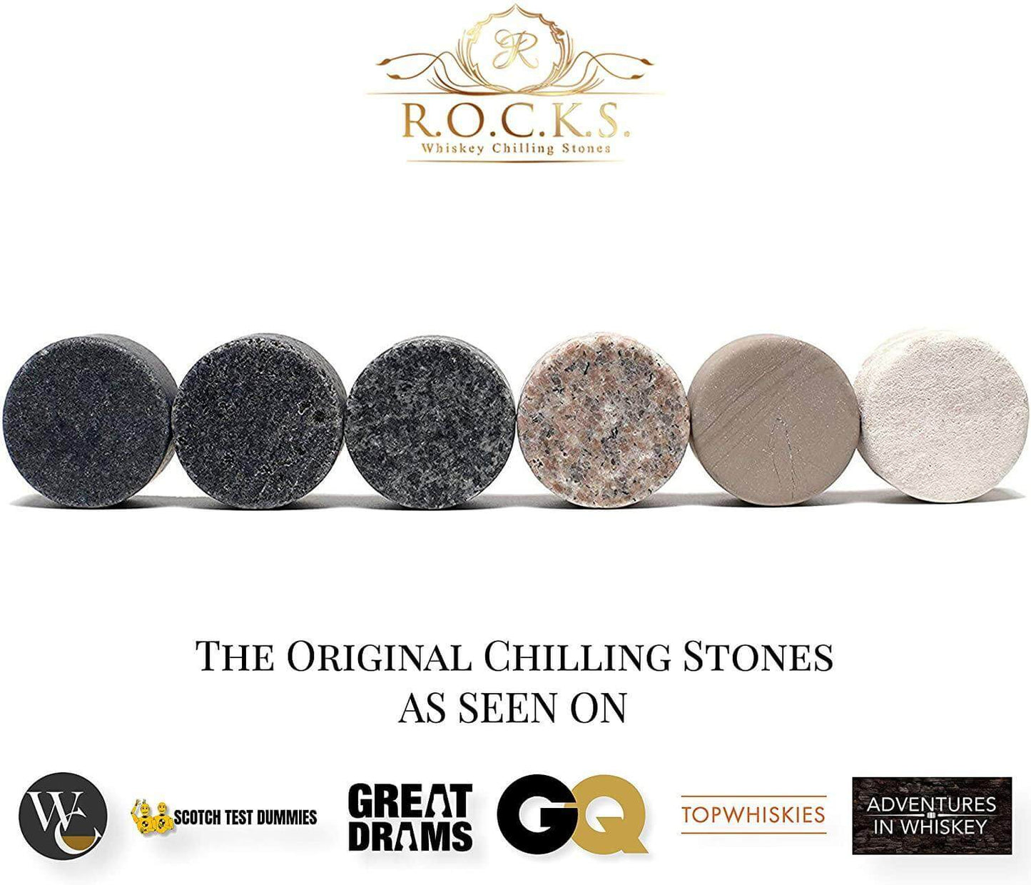 Rocks - The Gentleman's Set - with Cigar Cutter & Ashtray