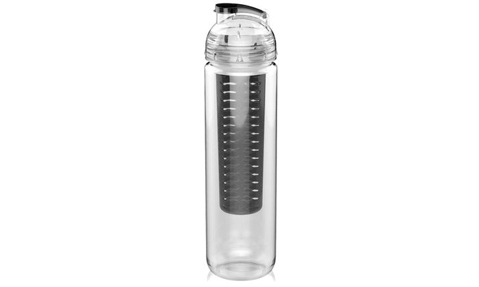 Fruitcola Dome Fruit Infuser Water Bottle (27 oz) Black