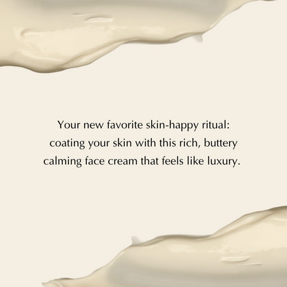 Rich Calming Cream for Dry, Stressed & Sensitive Skin - Vegan,