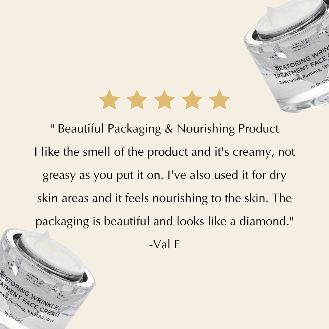 Restoring Wrinkle Treatment Face Cream – Vegan, Hypoallergenic,