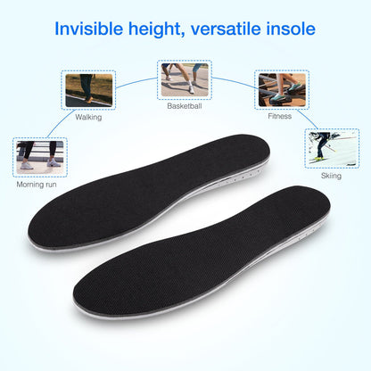 Men and Women Invisible Height Increase Insoles - Heel Lift Shoe Inserts (1 Pair / 2 Pcs)