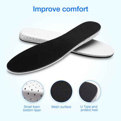 Men and Women Invisible Height Increase Insoles - Heel Lift Shoe Inserts (1 Pair / 2 Pcs)