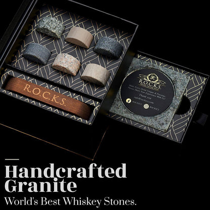 Rocks - The Gentleman's Set - with Cigar Cutter & Ashtray