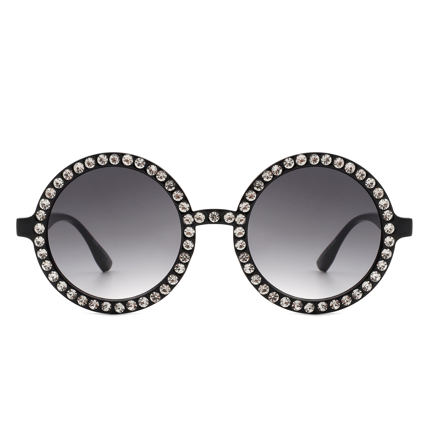 Sunglasses with decorative frame on a white background