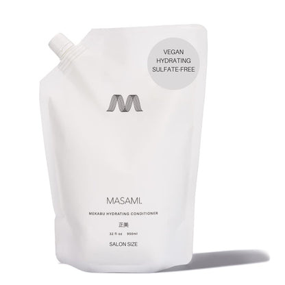 White refill pouch with 'MASAMU' branding on a white background