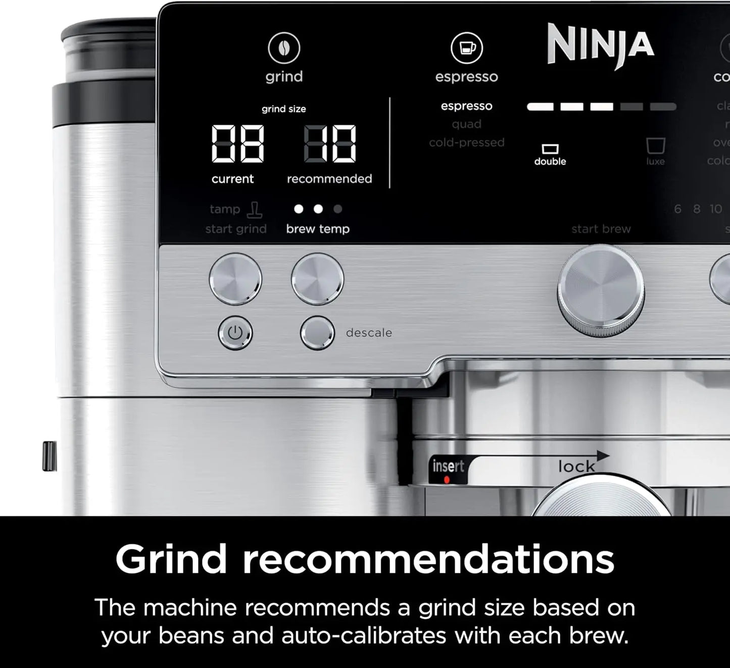 Ninja Espresso Machine & Drip Coffee Maker with Grinder & Frother