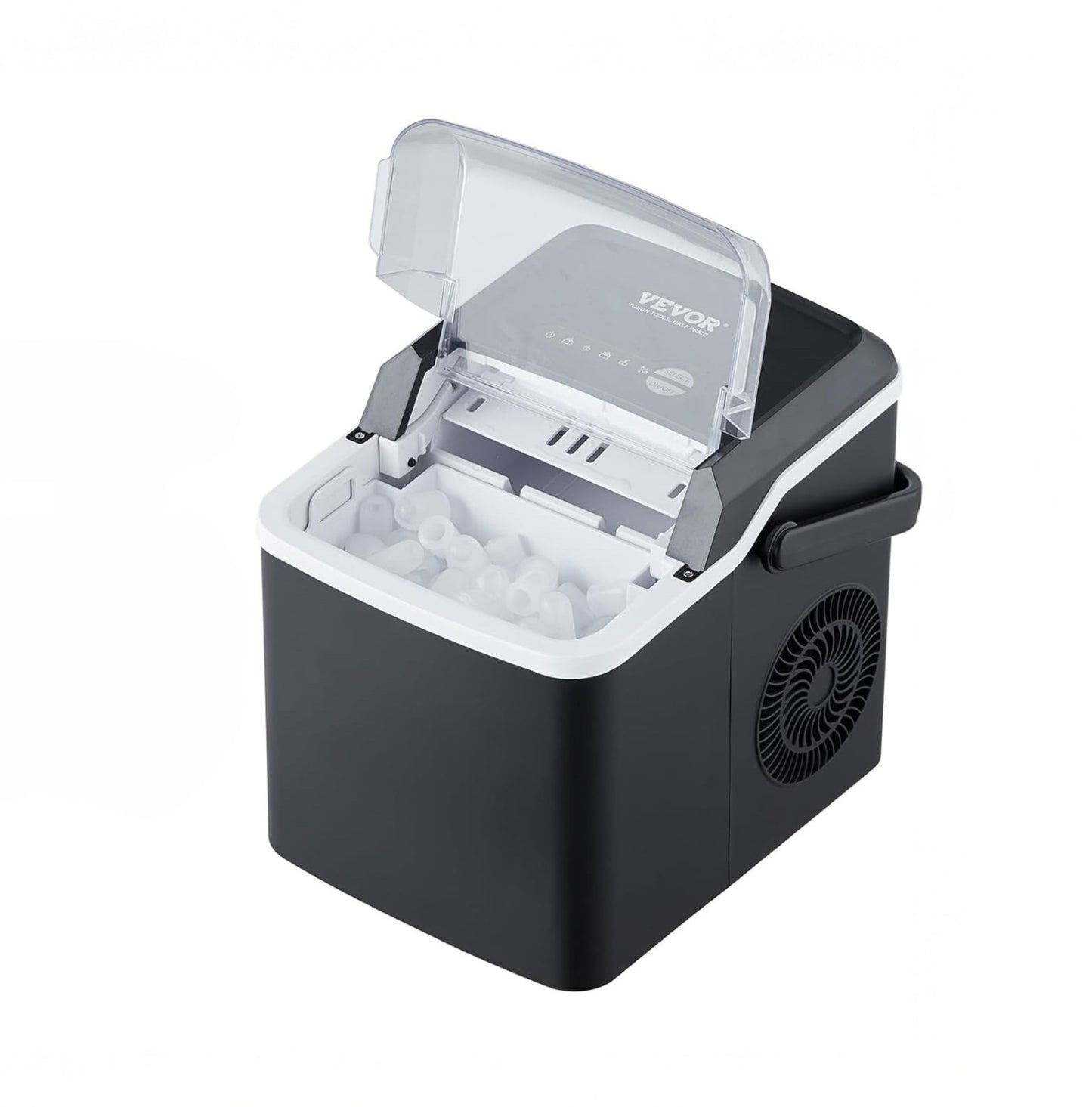 Vevor Countertop Ice Maker: Quick Ice Production & Self-Cleaning Convenience