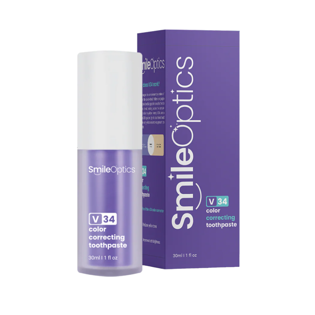 SMILE OPTICS v34 Purple Color Correcting Toothpaste